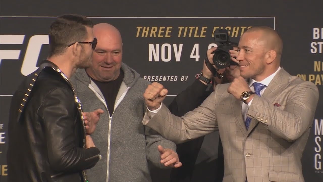 [FULL] UFC 217 Michael Bisping Vs. Georges St-Pierre Press Conference ...