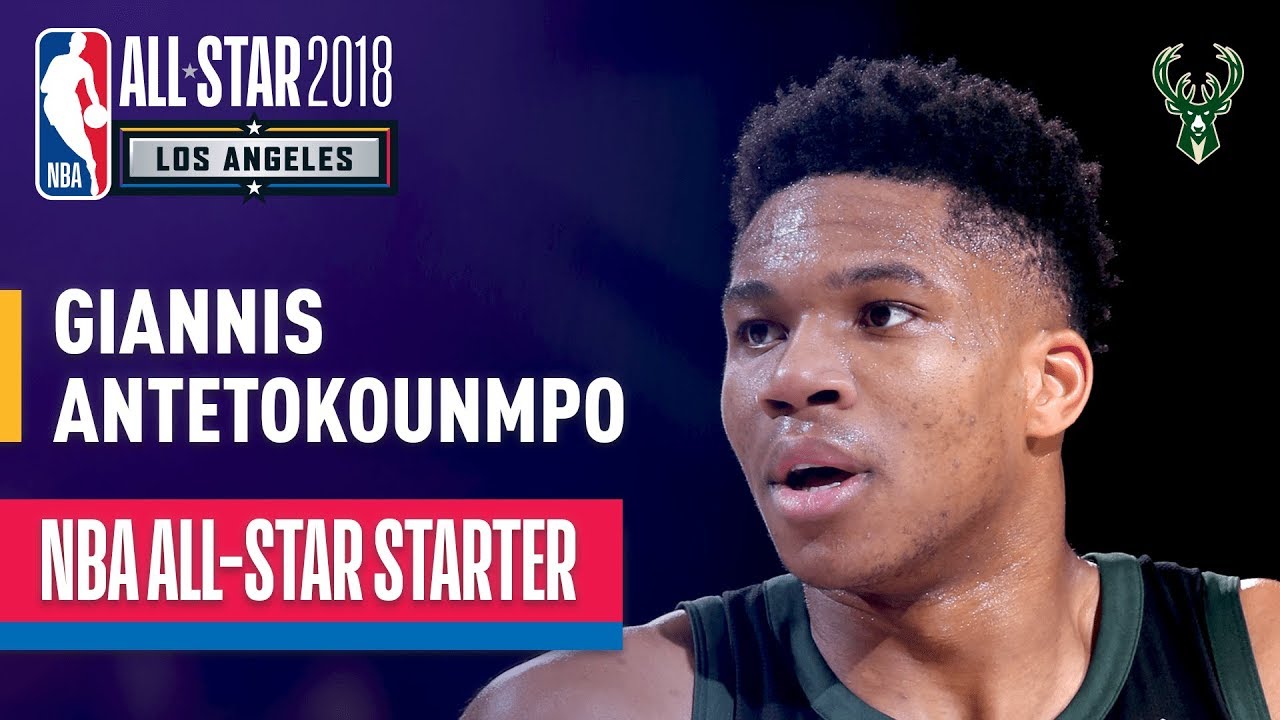 Giannis Antetokounmpo 2018 All-Star Starter | Best Highlights 2017-2018 ...