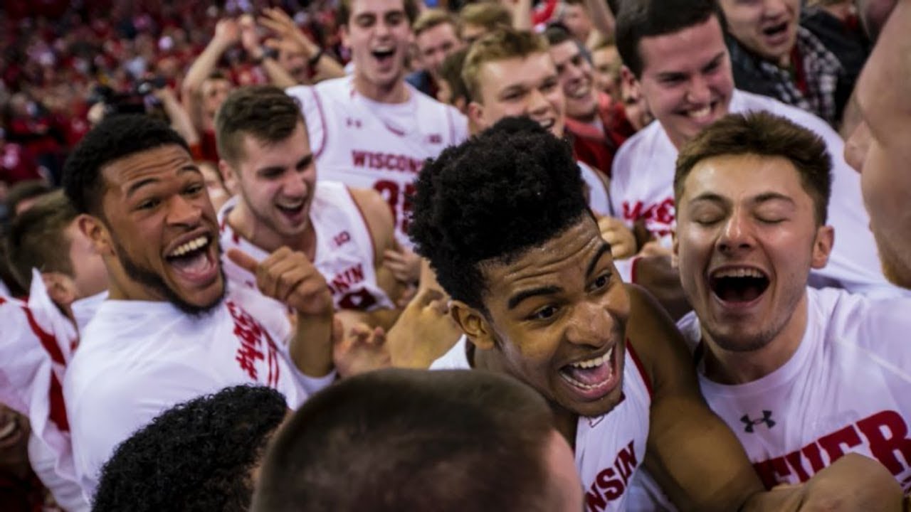 Fans at Wisconsin, Houston and Penn State rush the court after night of ...