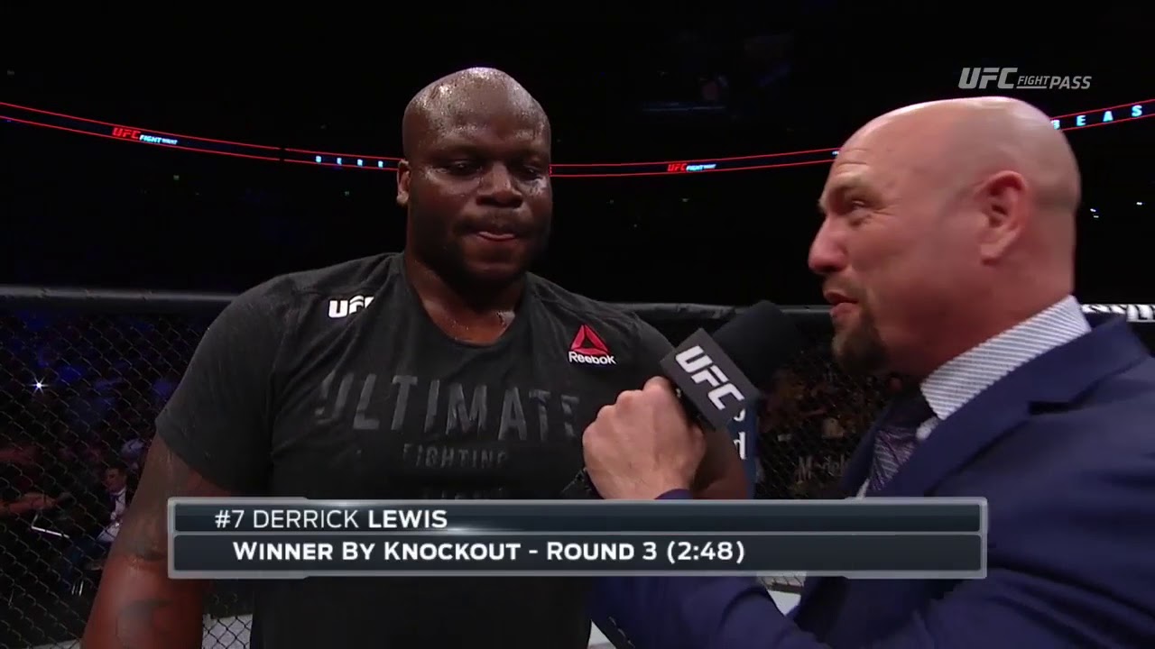 Fight Night Austin: Derrick Lewis Octagon Interview - Winnerz Circle