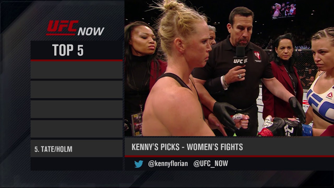 UFC Now Top 5 Women's Fights Winnerz Circle